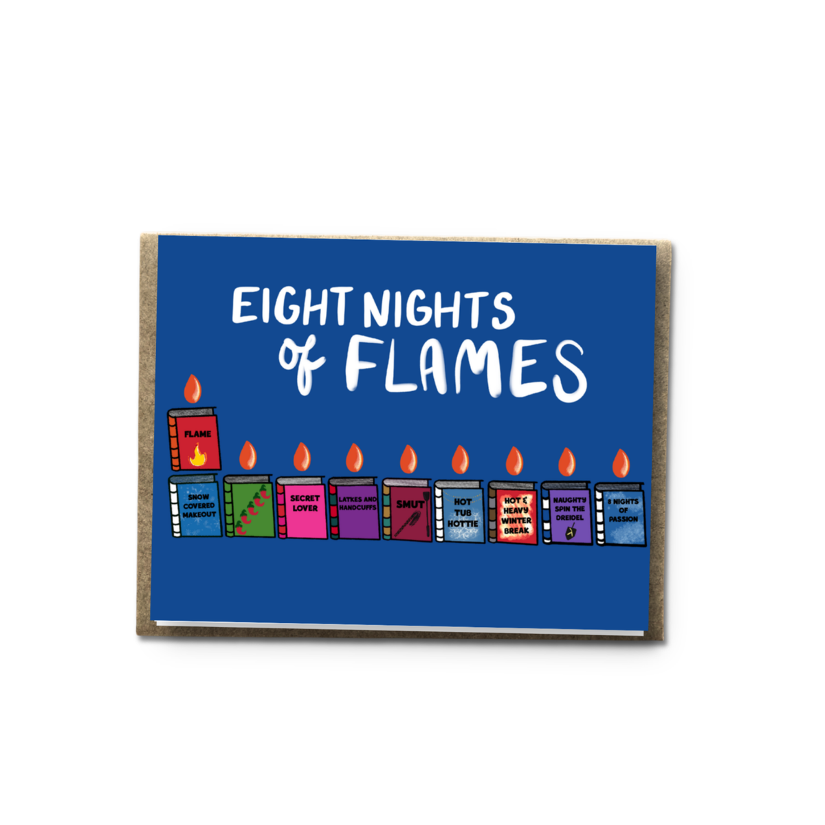 Raunchy Romance Hanukkah Card