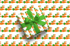Expressive Carrots Wrapping Paper, Gift Wrap Sheets