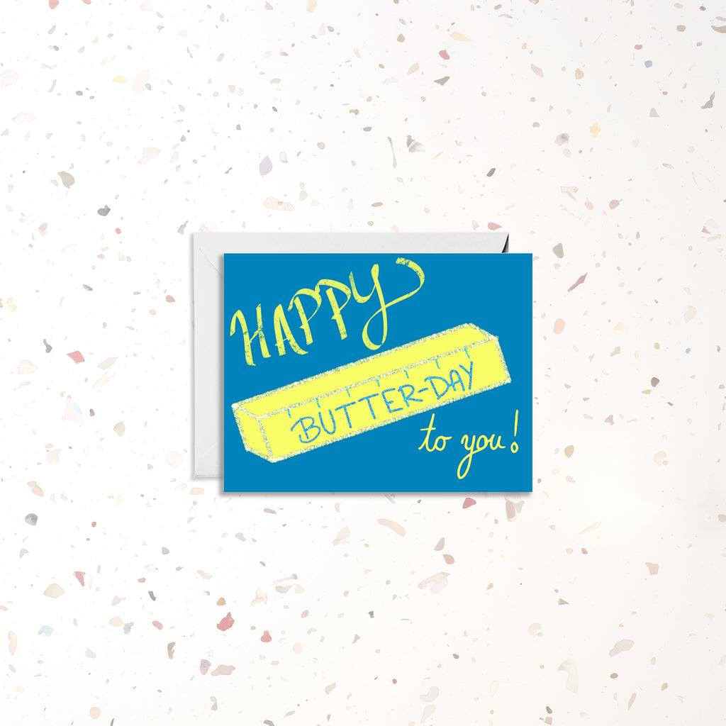 Butter Birthday Greeting Card