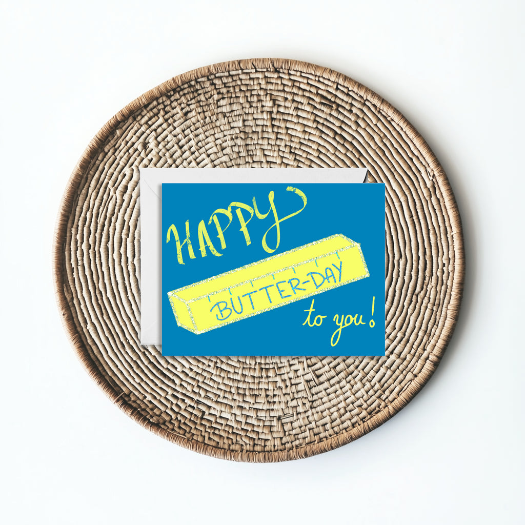 Butter Birthday Greeting Card