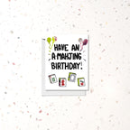 Mahjong Birthday Card