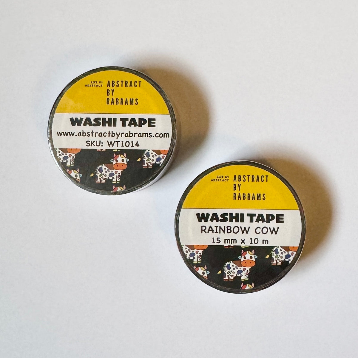 Rainbow Cow Washi Tape