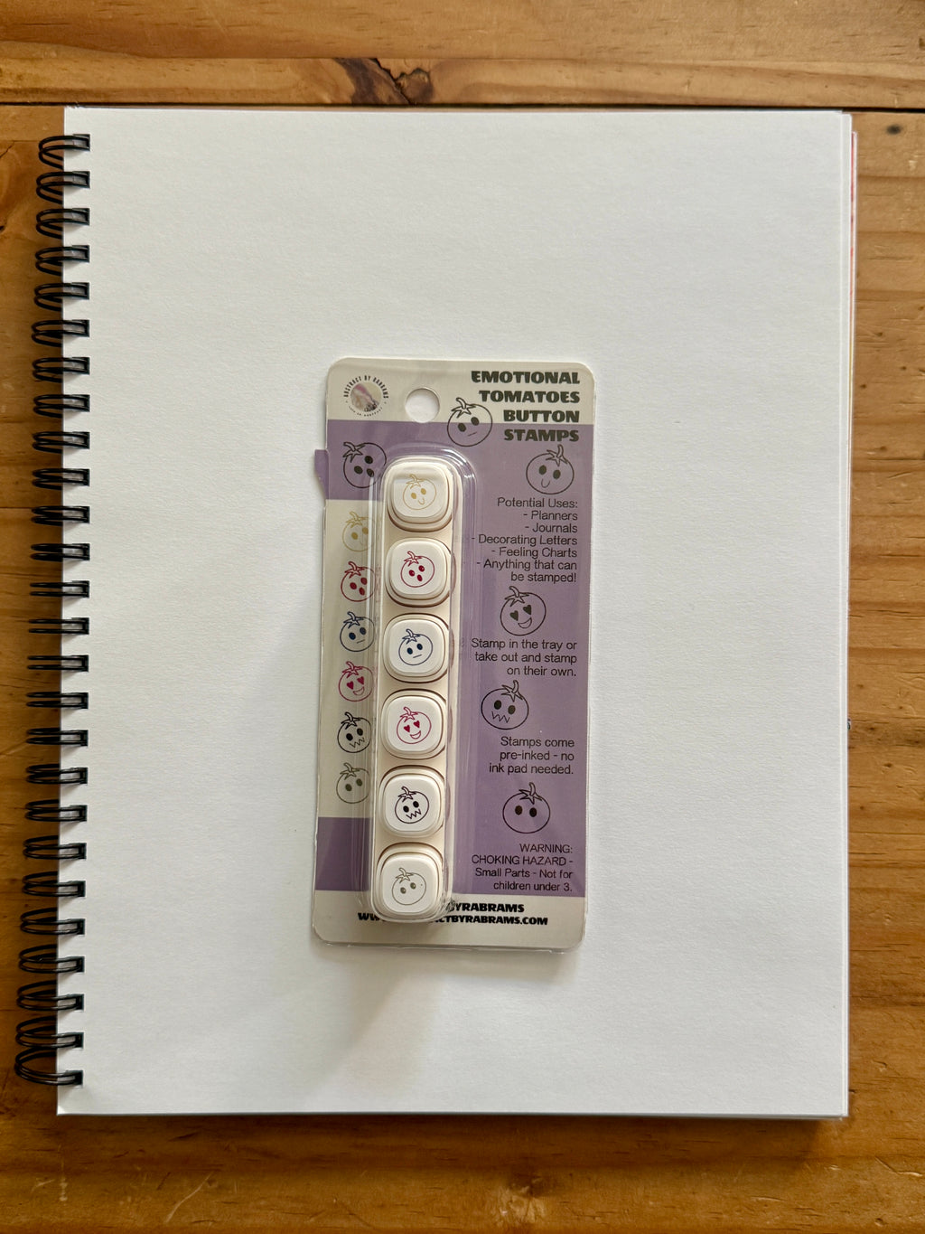 Emotionally Indecisive Tomatoes 6 in 1 Button Stamper