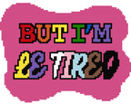 Rainbow But I'm Le Tired Needlepoint Digital Chart