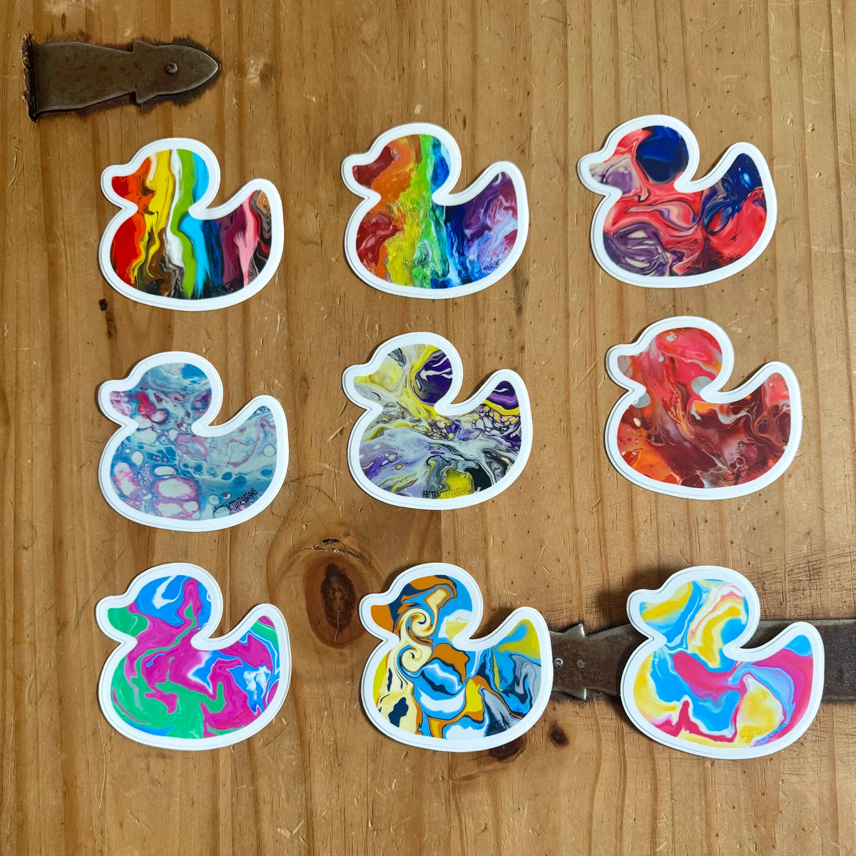Blue, Purple, Pink Duck Sticker - Bisexual Pride - Easy Peel - Vinyl - 3"