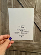 Greeting Card about Love and Boundaries - 4.25"x5.5", A2 - 100% PCW paper