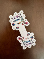 Read Banned Books Magnetic Bookmark – Bookish Protest Bookmark, 3"x2"