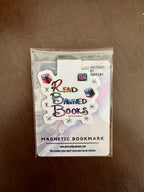 Read Banned Books Magnetic Bookmark – Bookish Protest Bookmark, 3"x2"