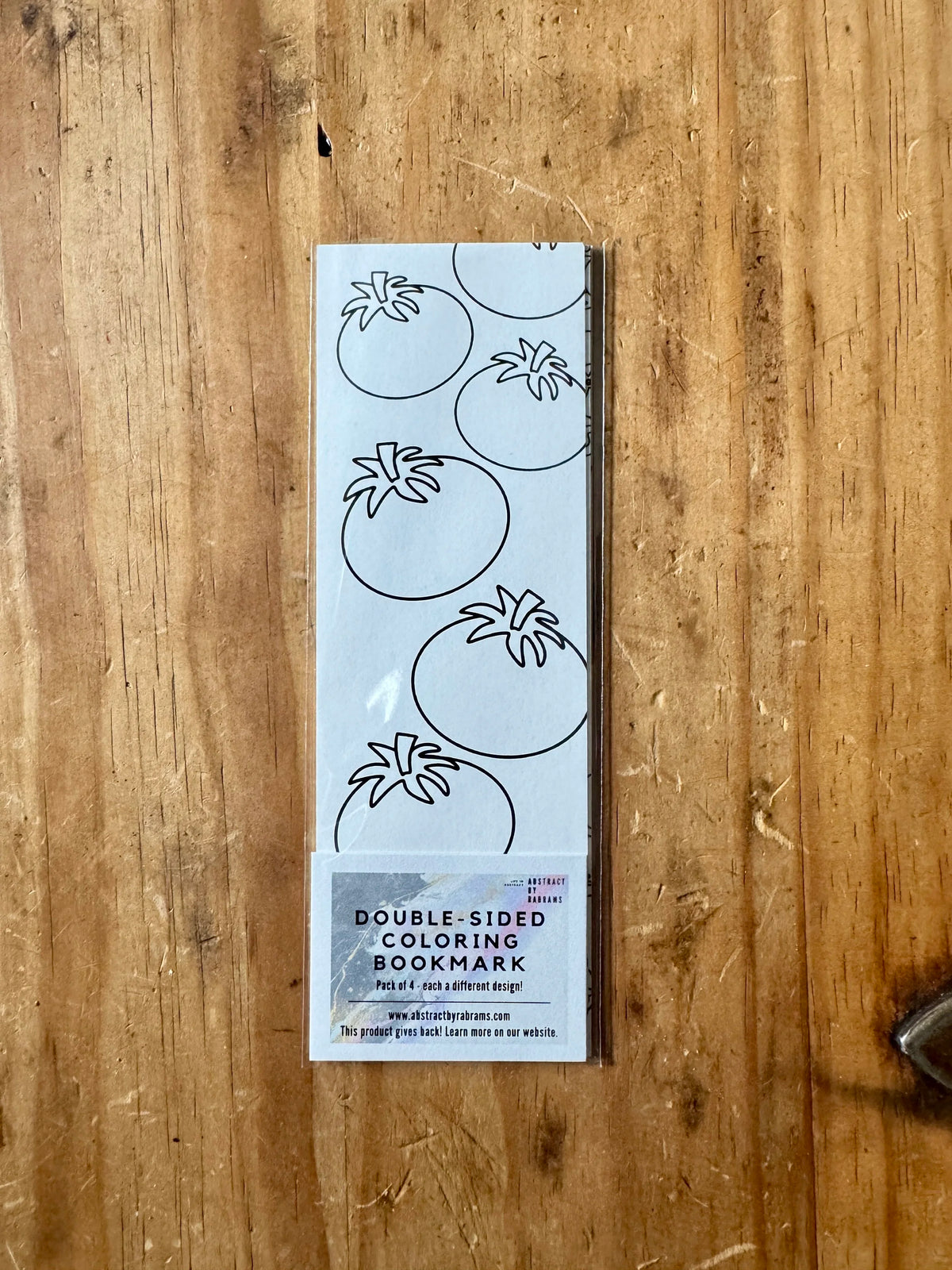 Double-Sided Coloring Bookmarks - 4 different Options