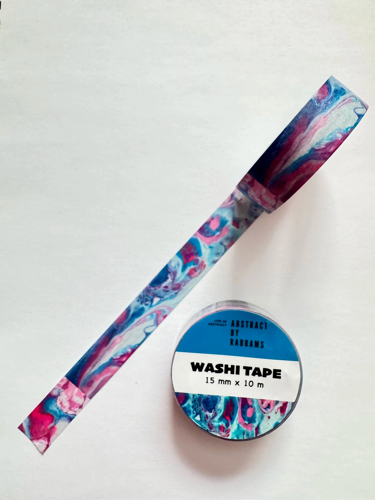 Abstract Pink and Blue Washi Tape