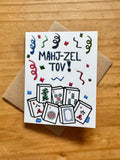 Mahj-zel Tov Greeting Card – Mahjong Congratulations Card, A2
