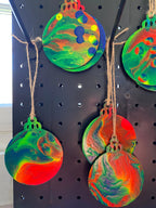 Neon, Rainbow Ornaments, Black light