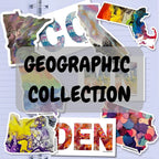 Georgia State Vinyl Sticker - 2.97” x 2.53" - Weatherproof - Colorful - Trans Pride, Rainbow, LGBTQ+