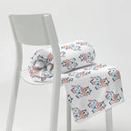 Blue and Pink Cow Throw Blanket - Trans Cow