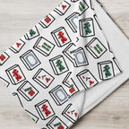 Mahjong Tiles Throw Blanket