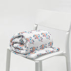 Blue and Pink Cow Throw Blanket - Trans Cow