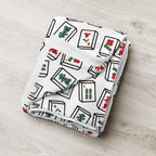Mahjong Tiles Throw Blanket