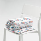 Blue and Pink Cow Throw Blanket - Trans Cow